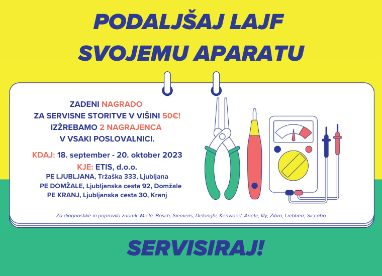 Podaljšaj lajf svojemu aparatu